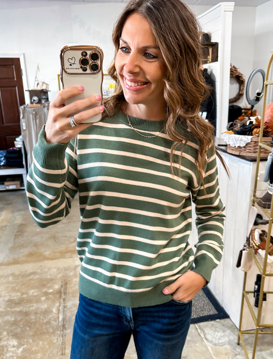 Cute & Casual Striped Sweater