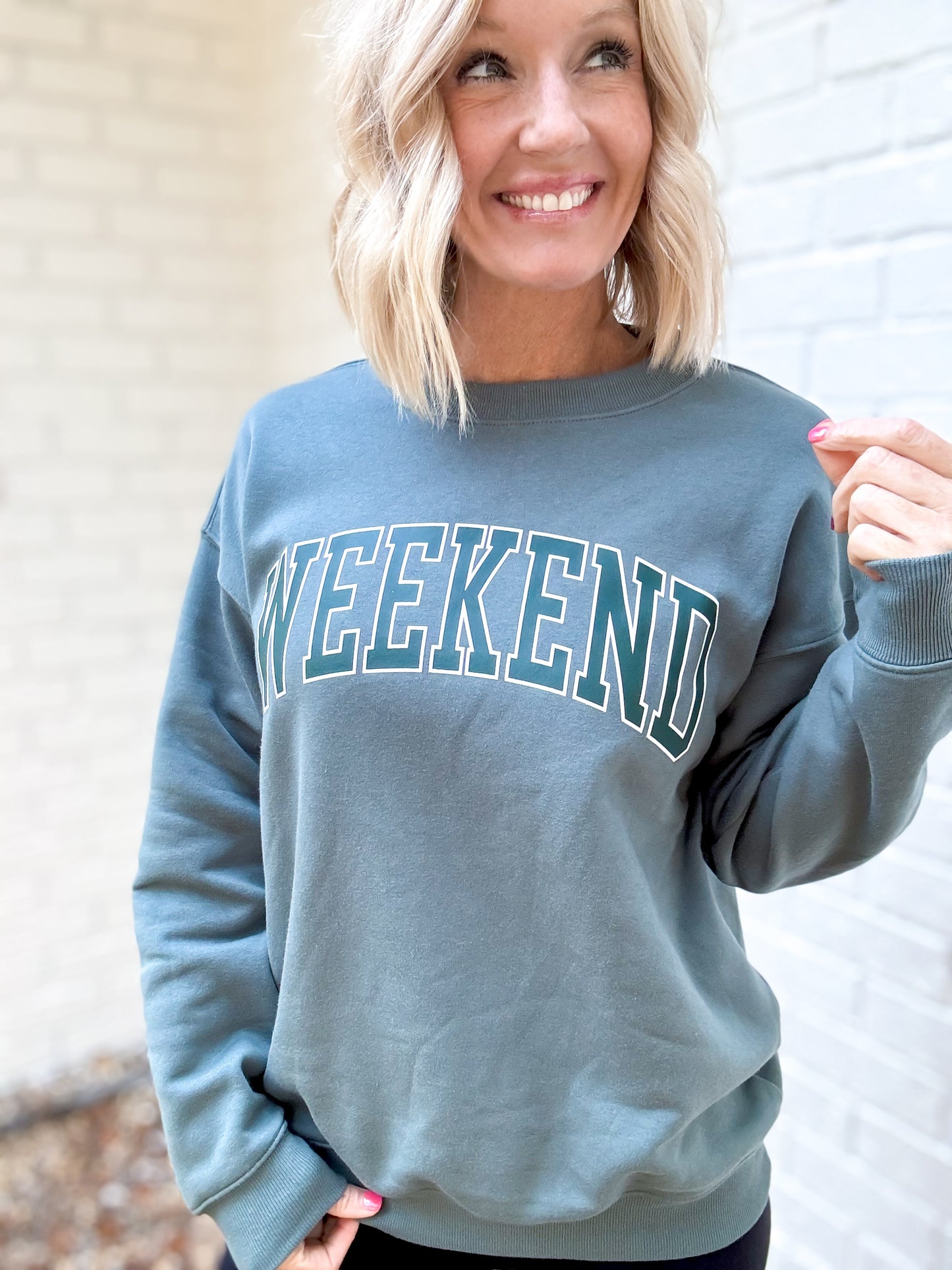 Weekend Graphic Sweatshirt