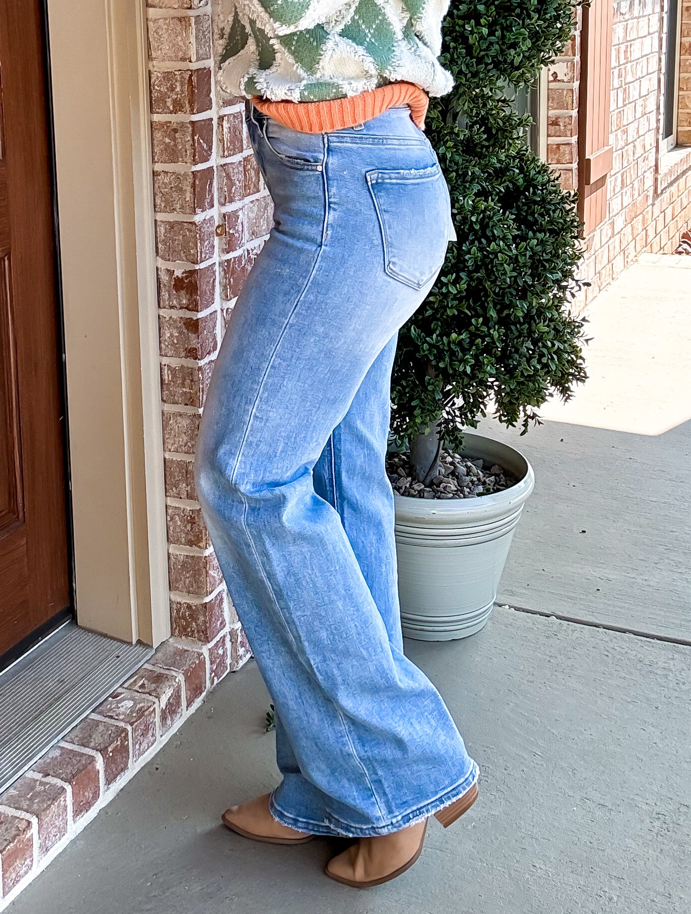 Harleigh High Rise Straight Jeans