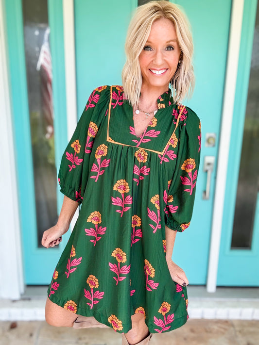 Garden Mosaic Dress