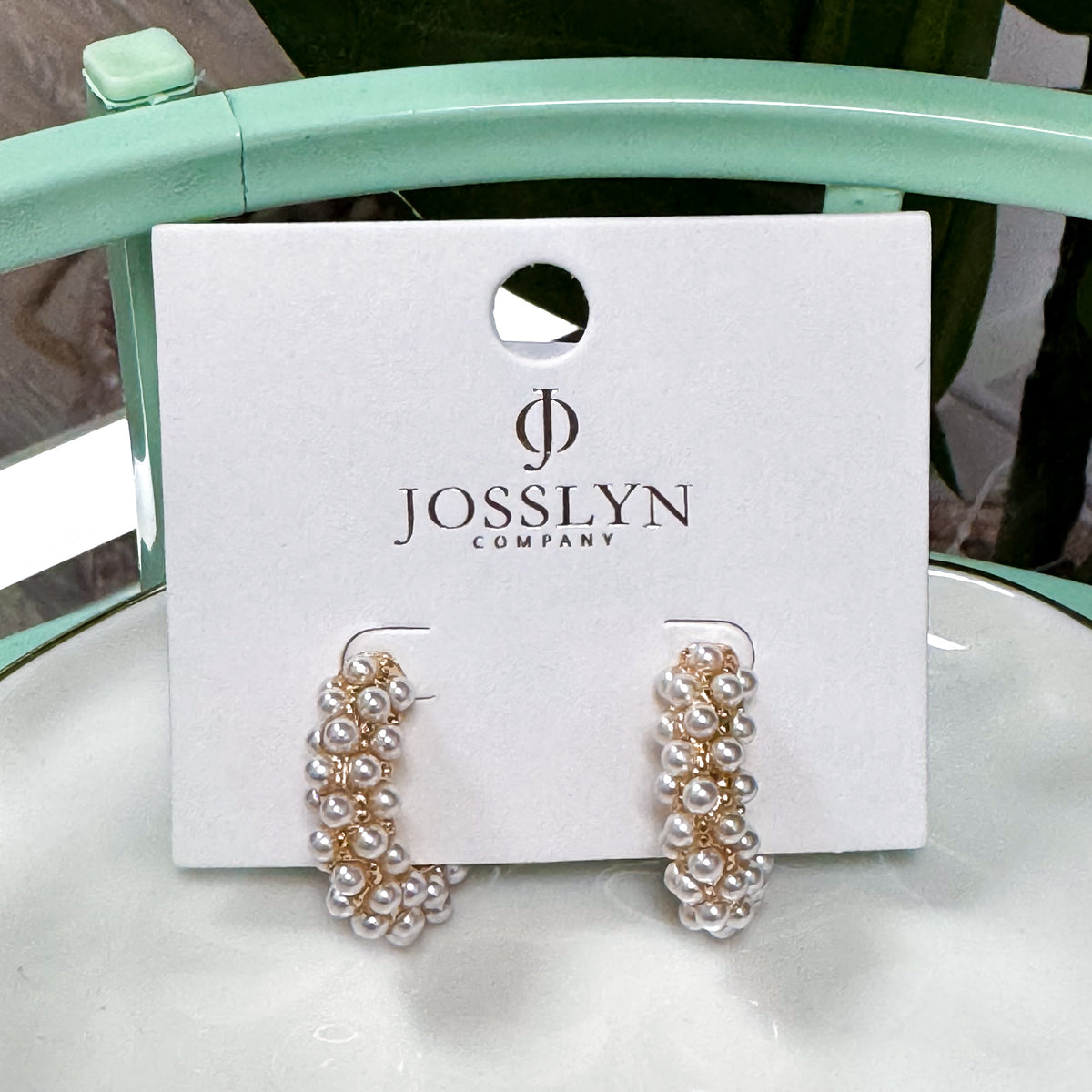 Muli-Pearl Hoop Earrings