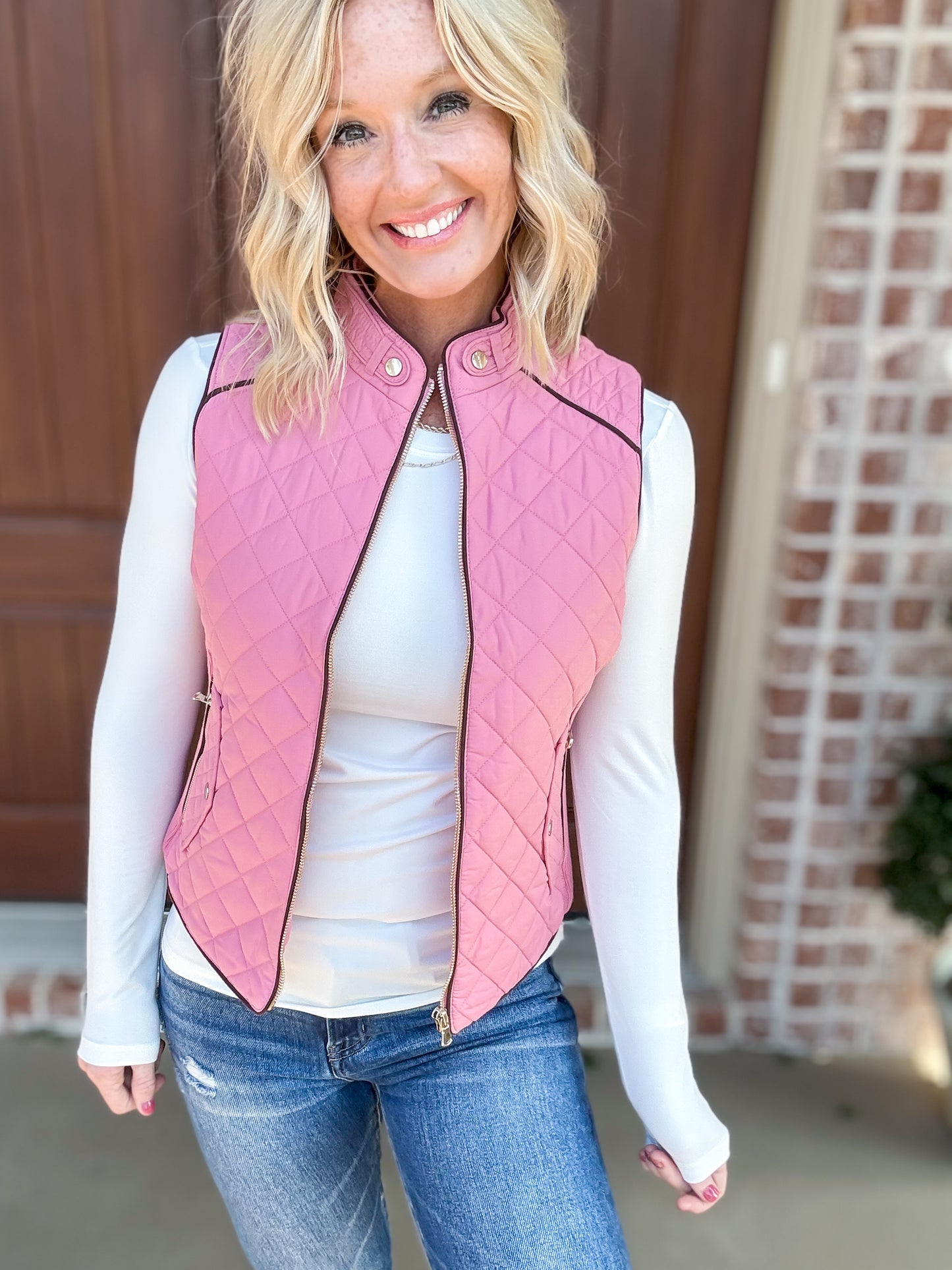 The Susan Quilted Vest