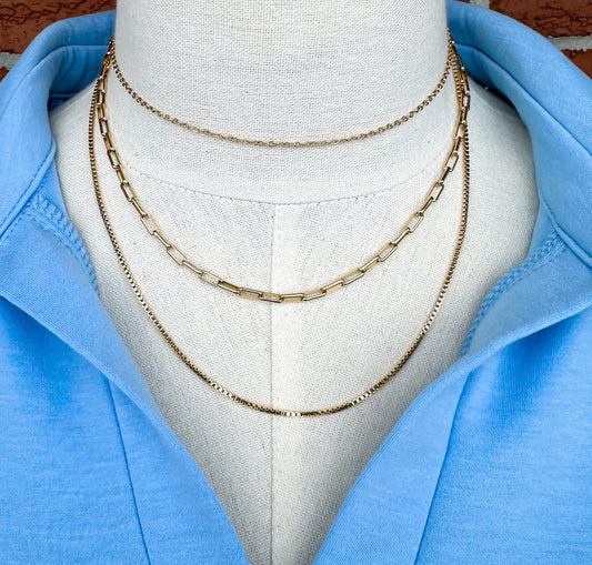 18k Layered Necklace
