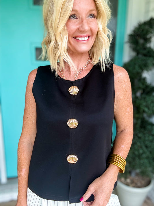 Seashell Sleeveless Top