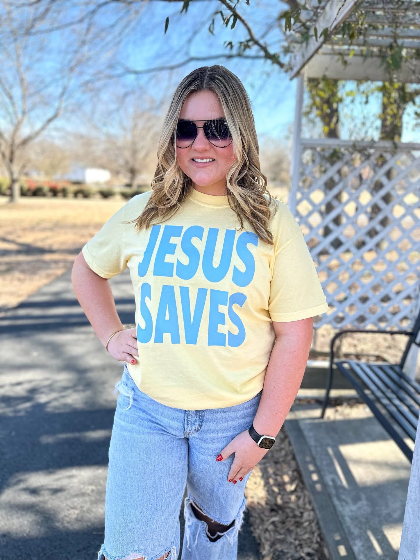 Jesus Saves Summer Tee