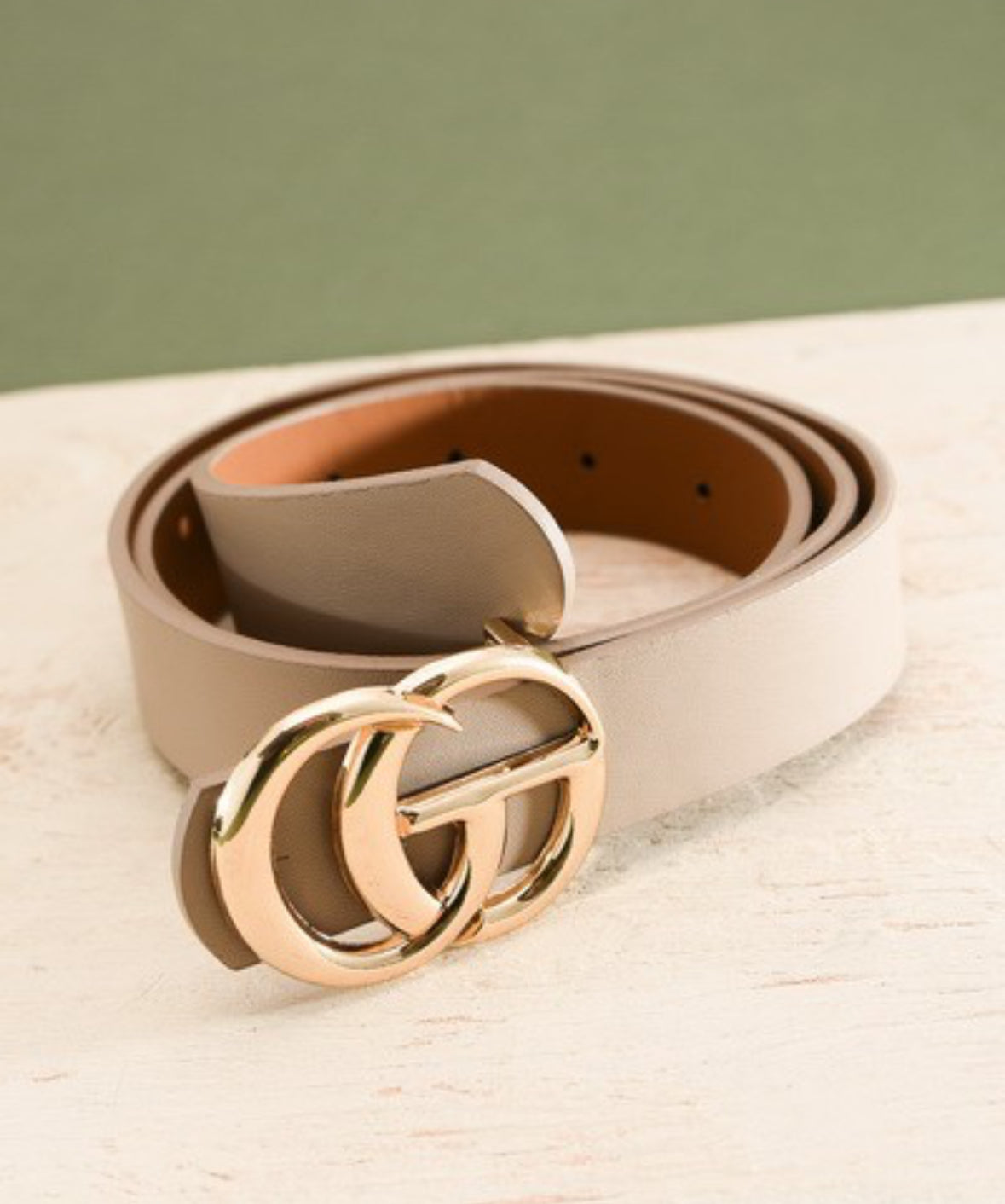 CG Gold Buckle Belts
