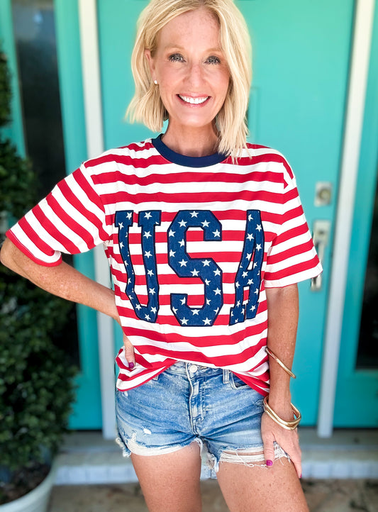 USA Cutie Patch Tee