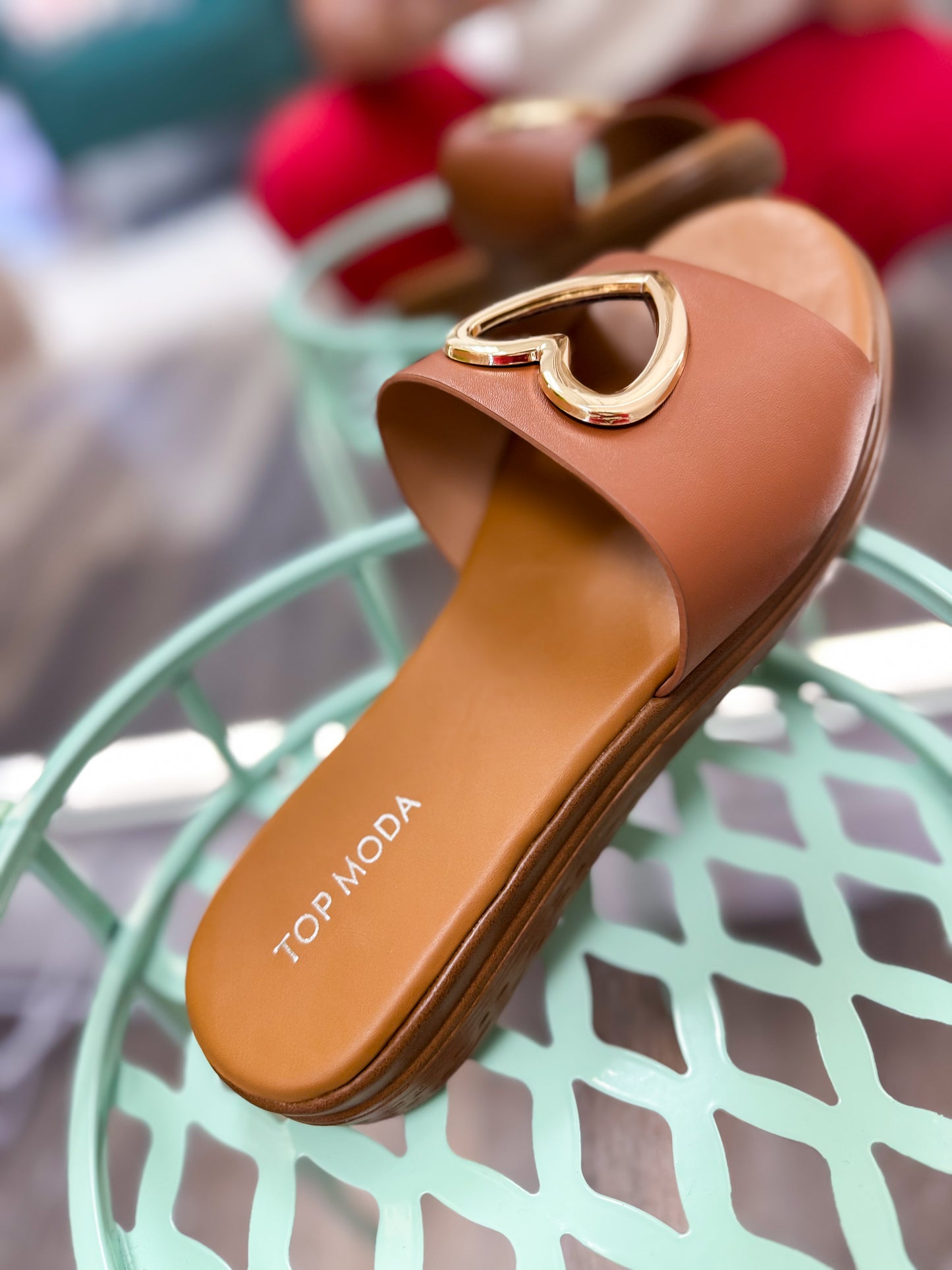 Heart Shaped Sandal *brown*