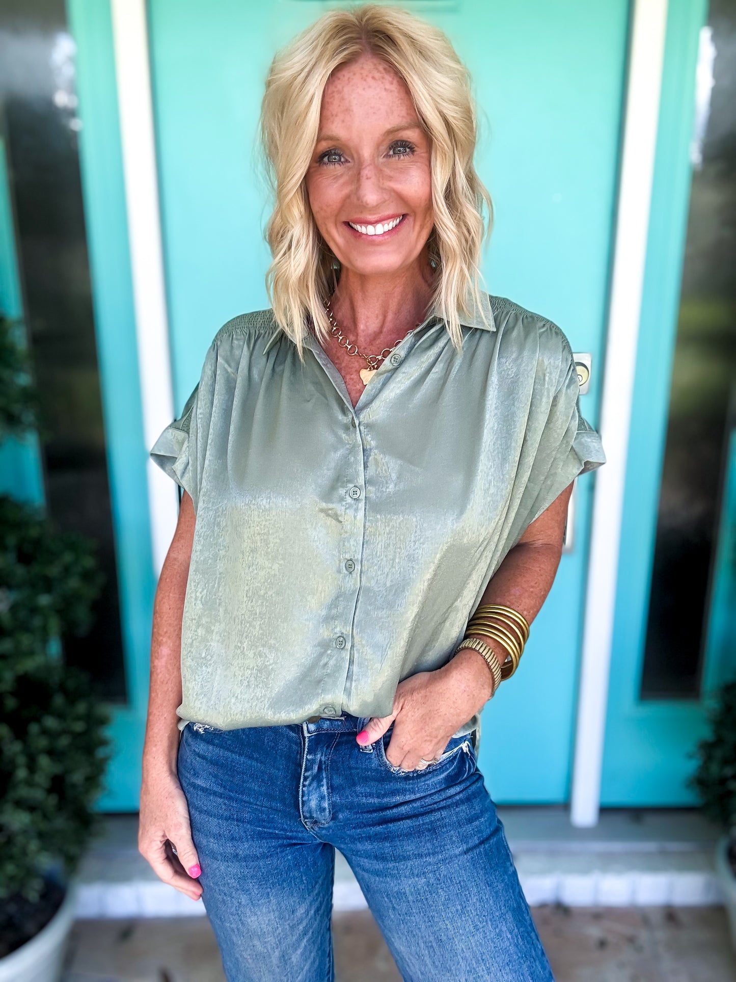 Sage Serenity Blouse