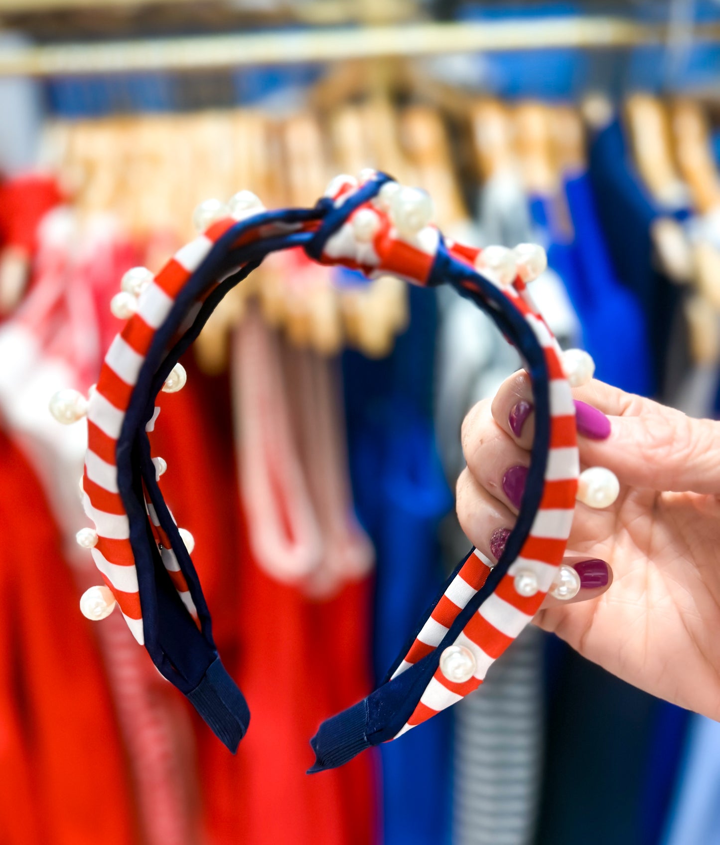 Firecracker Pearl Headband