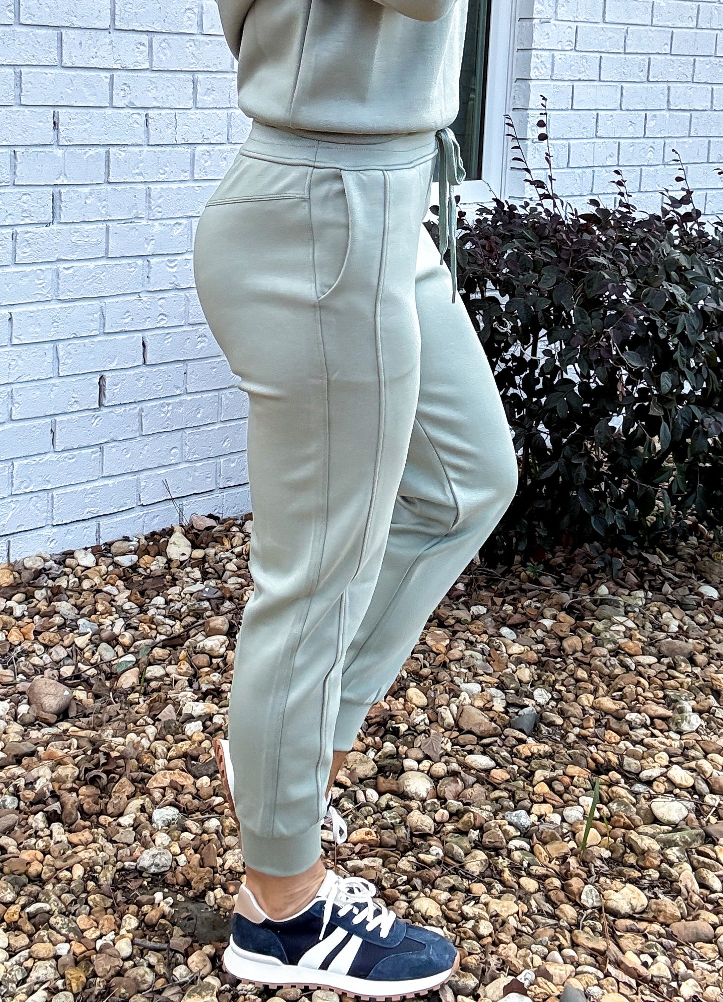 Luxurious Scuba Joggers -- Sage