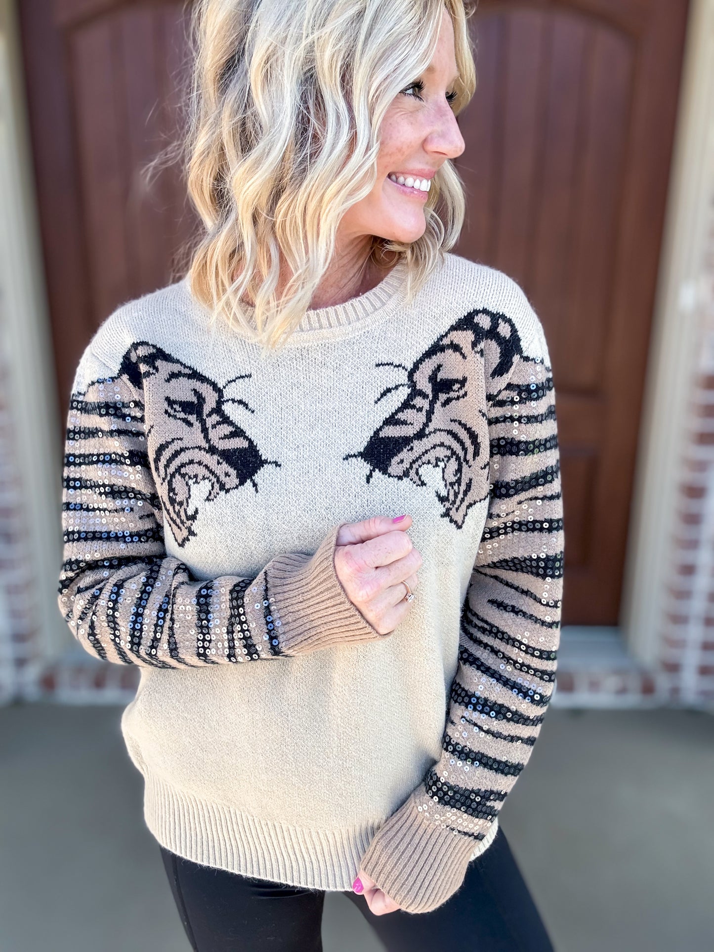 Toni the Tiger Sequin Sweater