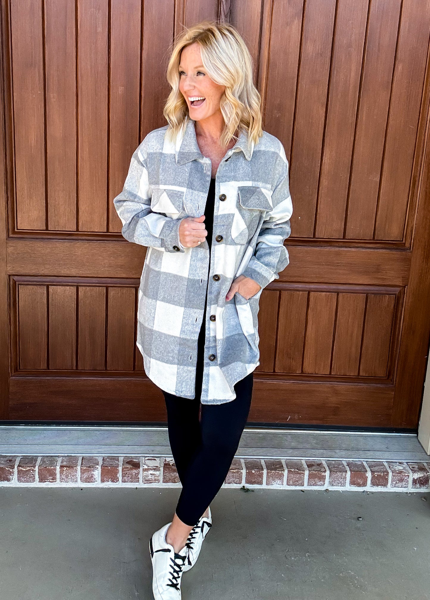 Trisha Trendy Plaid Shacket