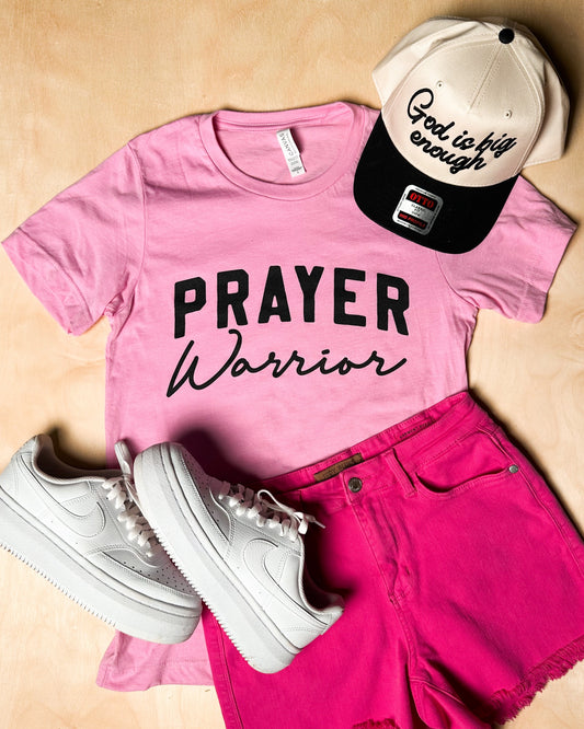 Prayer Warrior Breast Cancer Tee