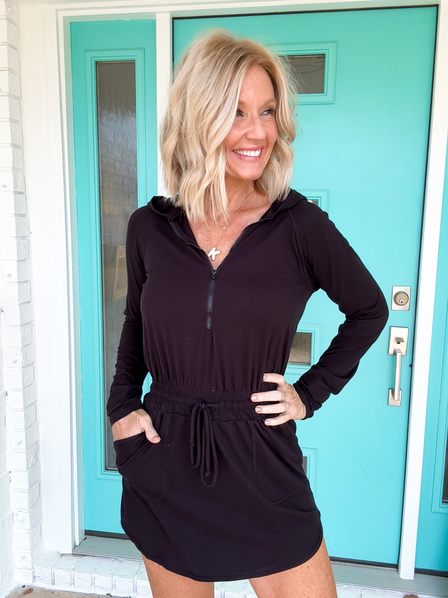 Getting Out Long Sleeve Buttery Romper