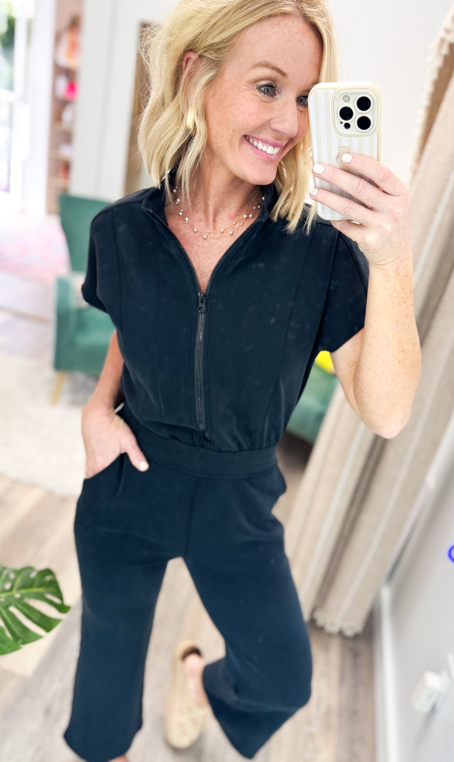 Effortless Icon Modal Jumpsuit