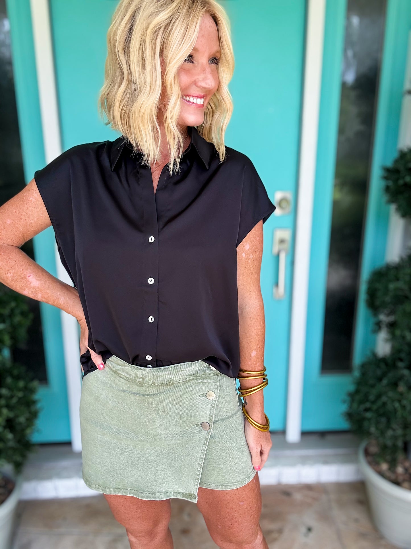 Social Season Denim Skort
