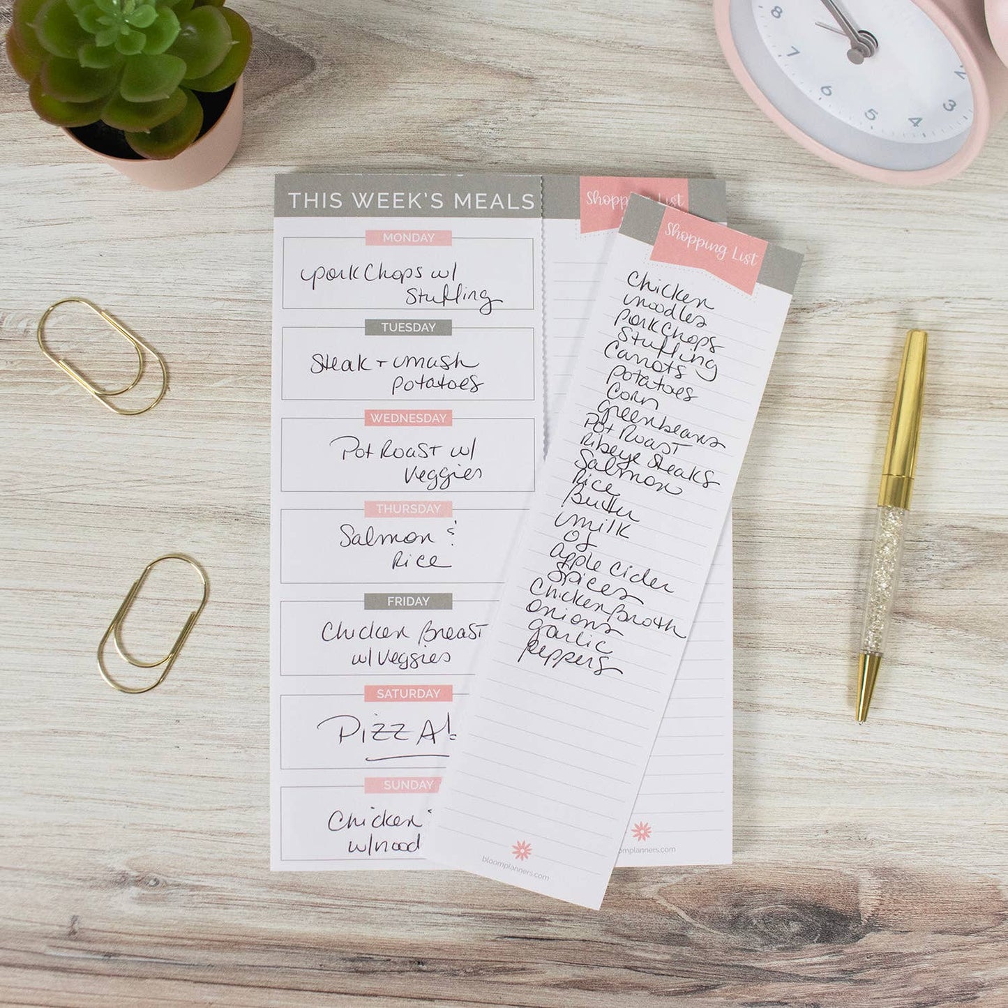 6x9 Magnetic Meal Planning Pad