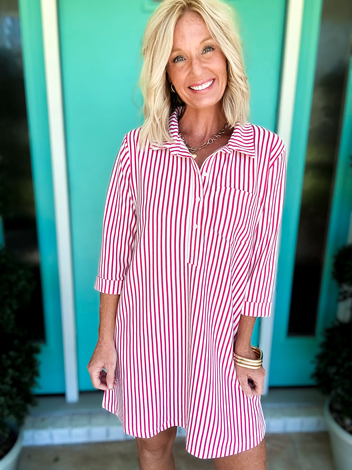 The Stripe Society Dress