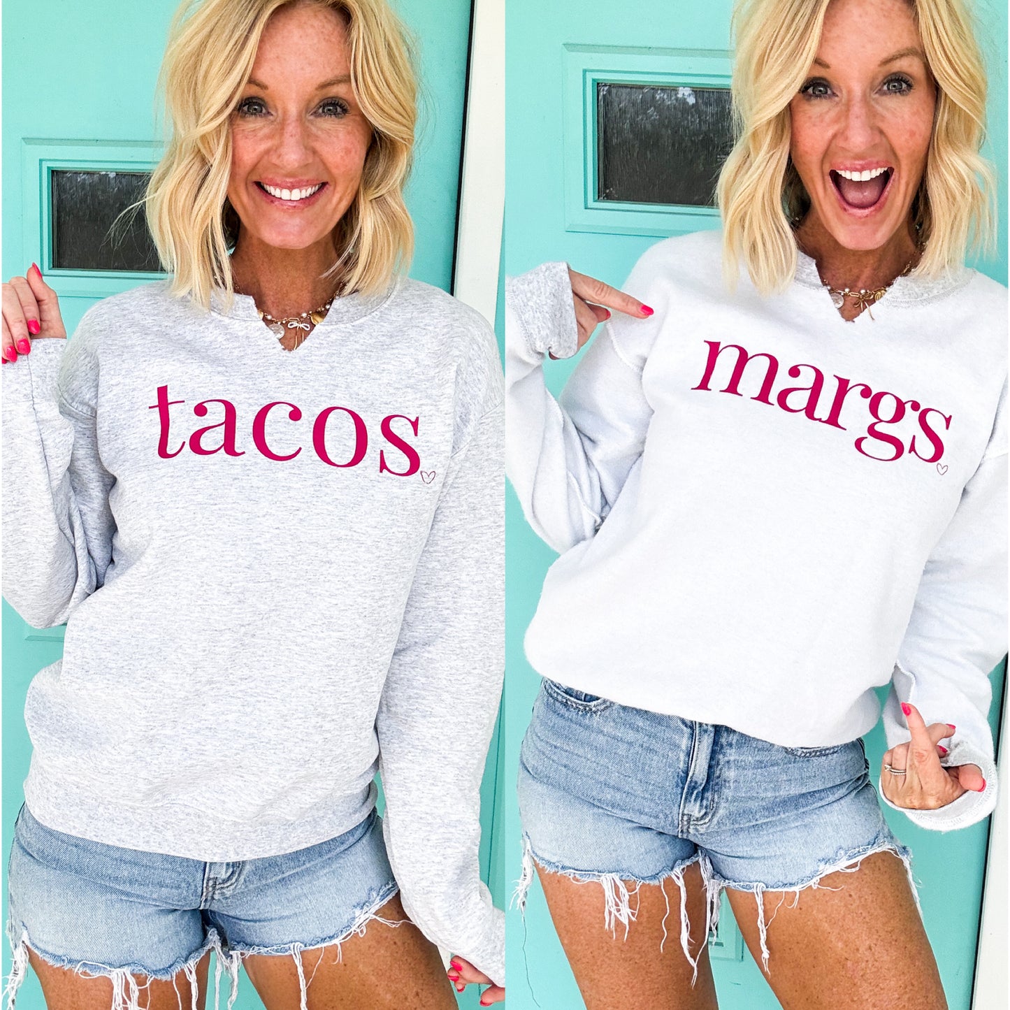Tacos+Margs Reversible Sweatshirt
