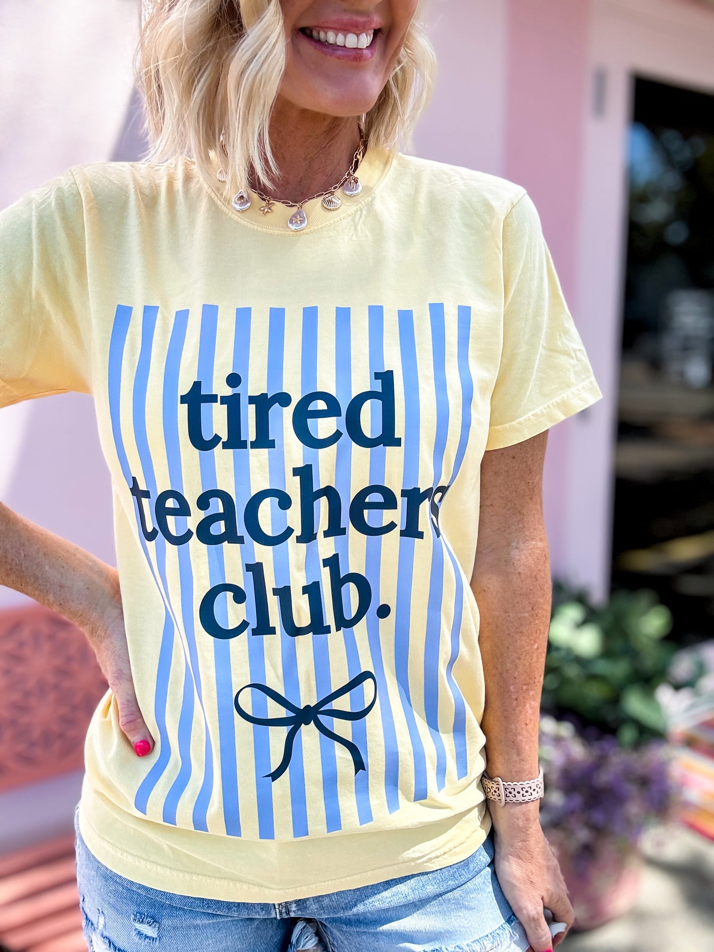 Tired Teachers Tee