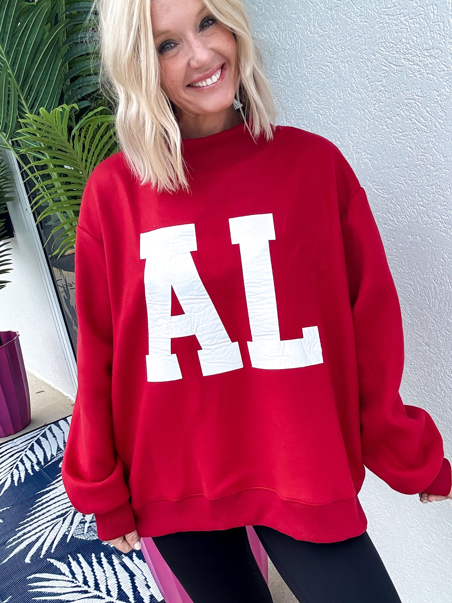 Alabama Reversible Mock Neck Sweatshirt