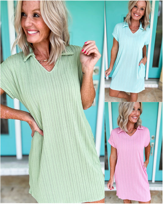 Smooth Move Textured Dress