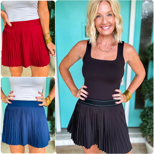Courtside Pleated Skort