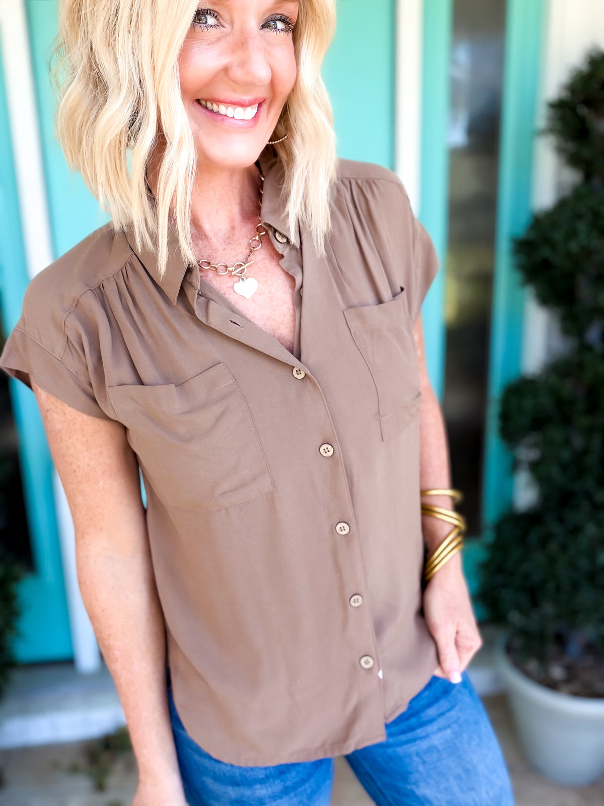 The Autumn Collared Tee