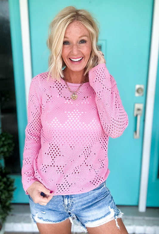 Sunny Daze Floral Knit Top