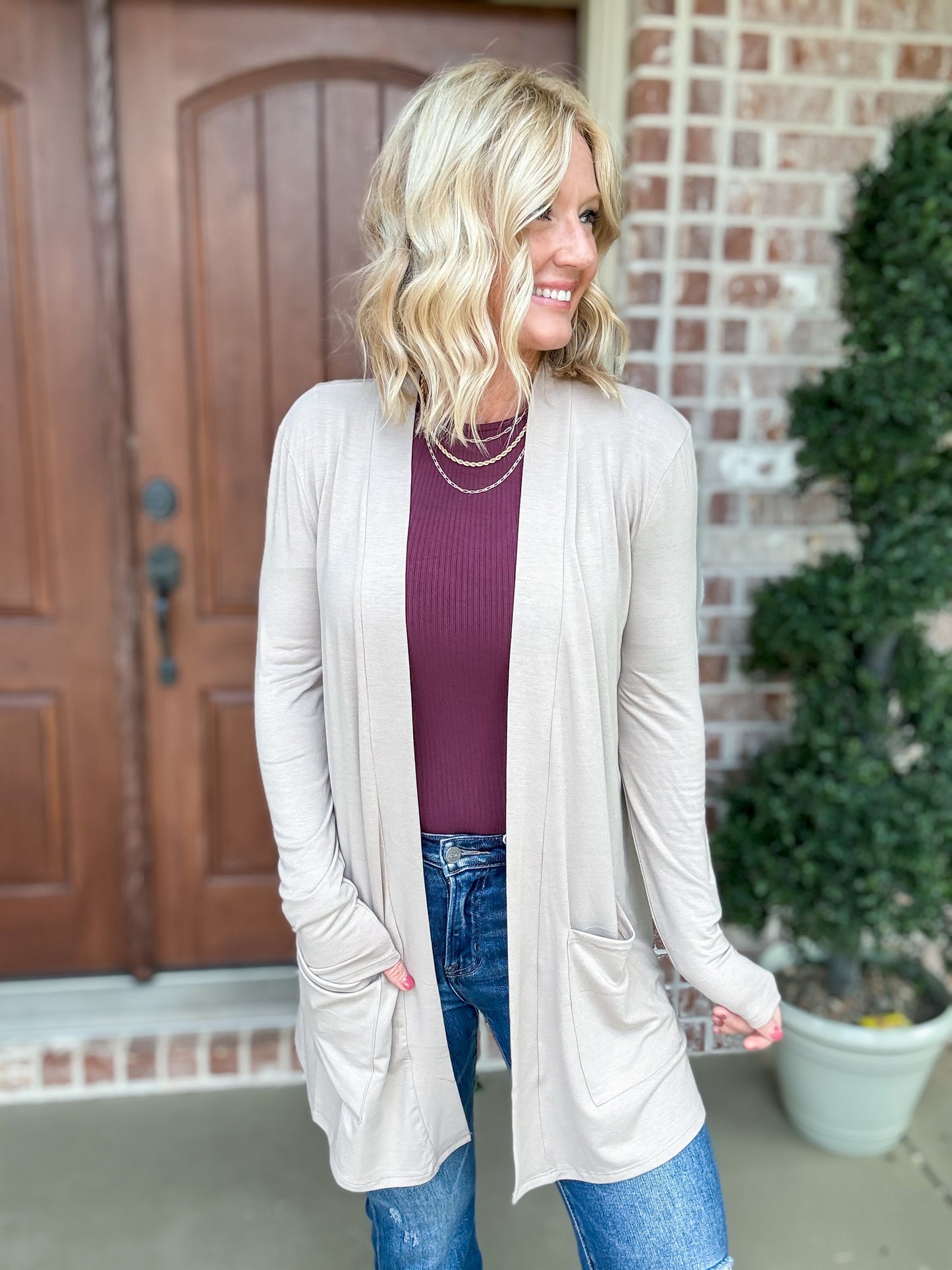 Saylor Slouchy Pocket Cardigan