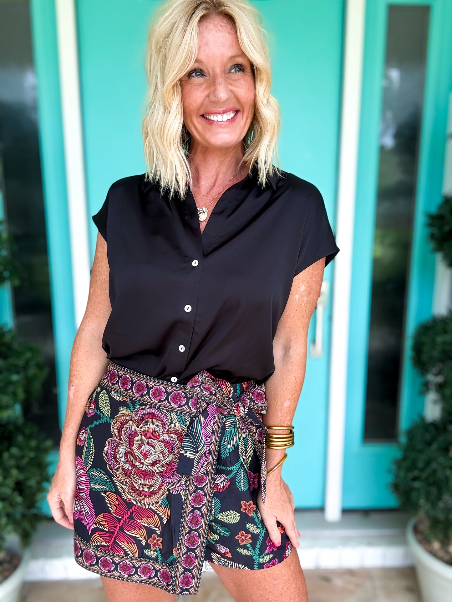 Tropical State Of Mind Skort Black