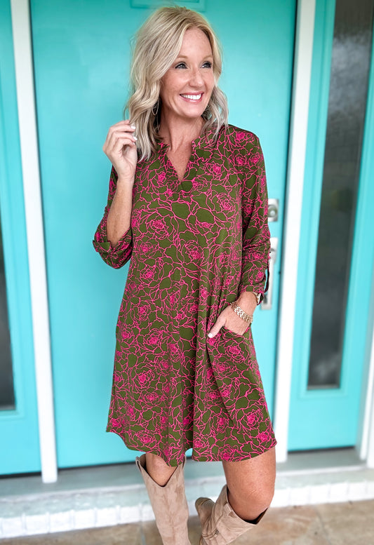 Harvest Rose Dress