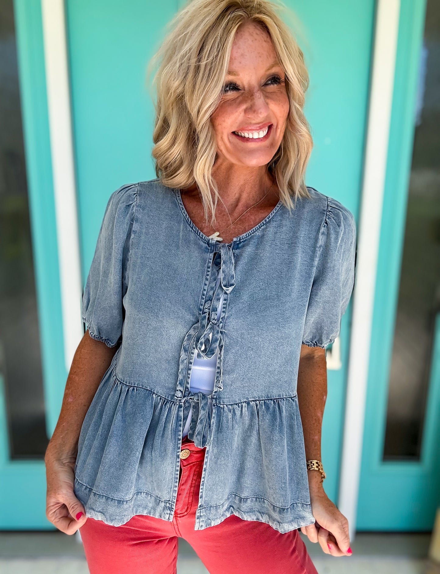 Pretty in Puff Sleeve Top