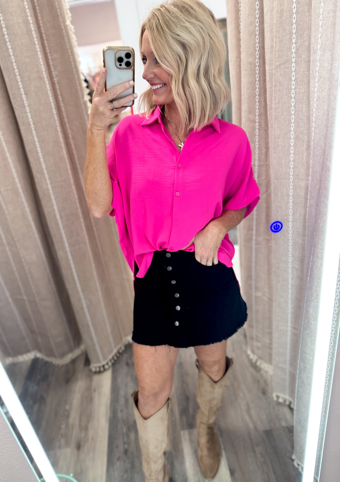 Button Up Grace Top
