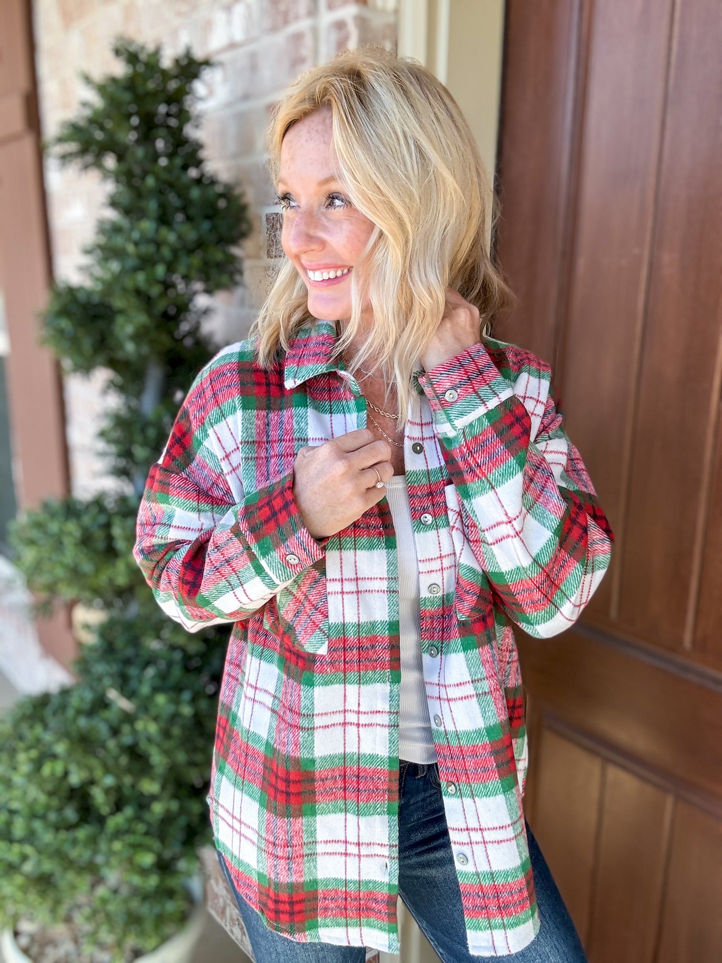 Winter Wonder Plaid Shacket