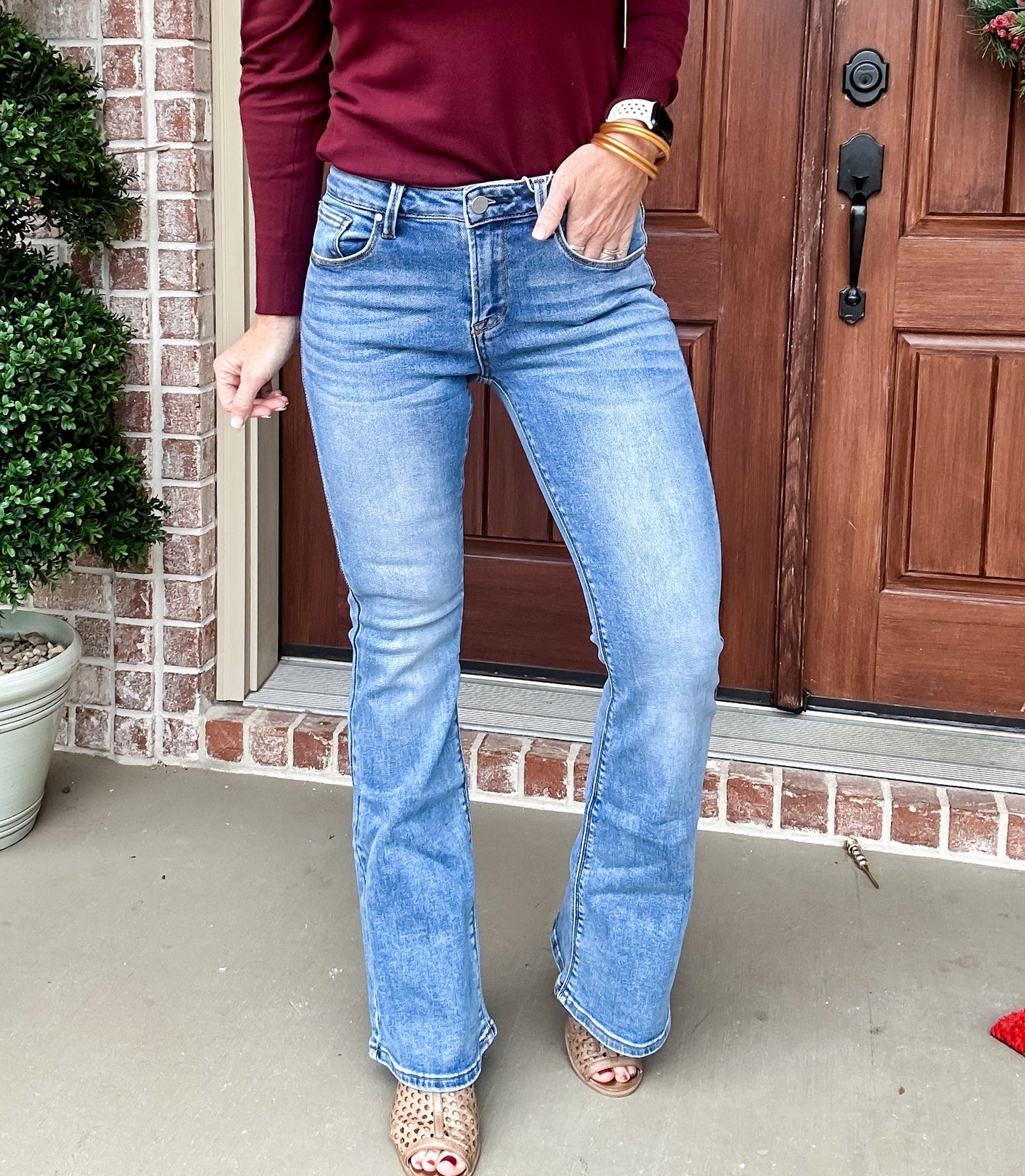 Ava Basic Flare Risen Jeans