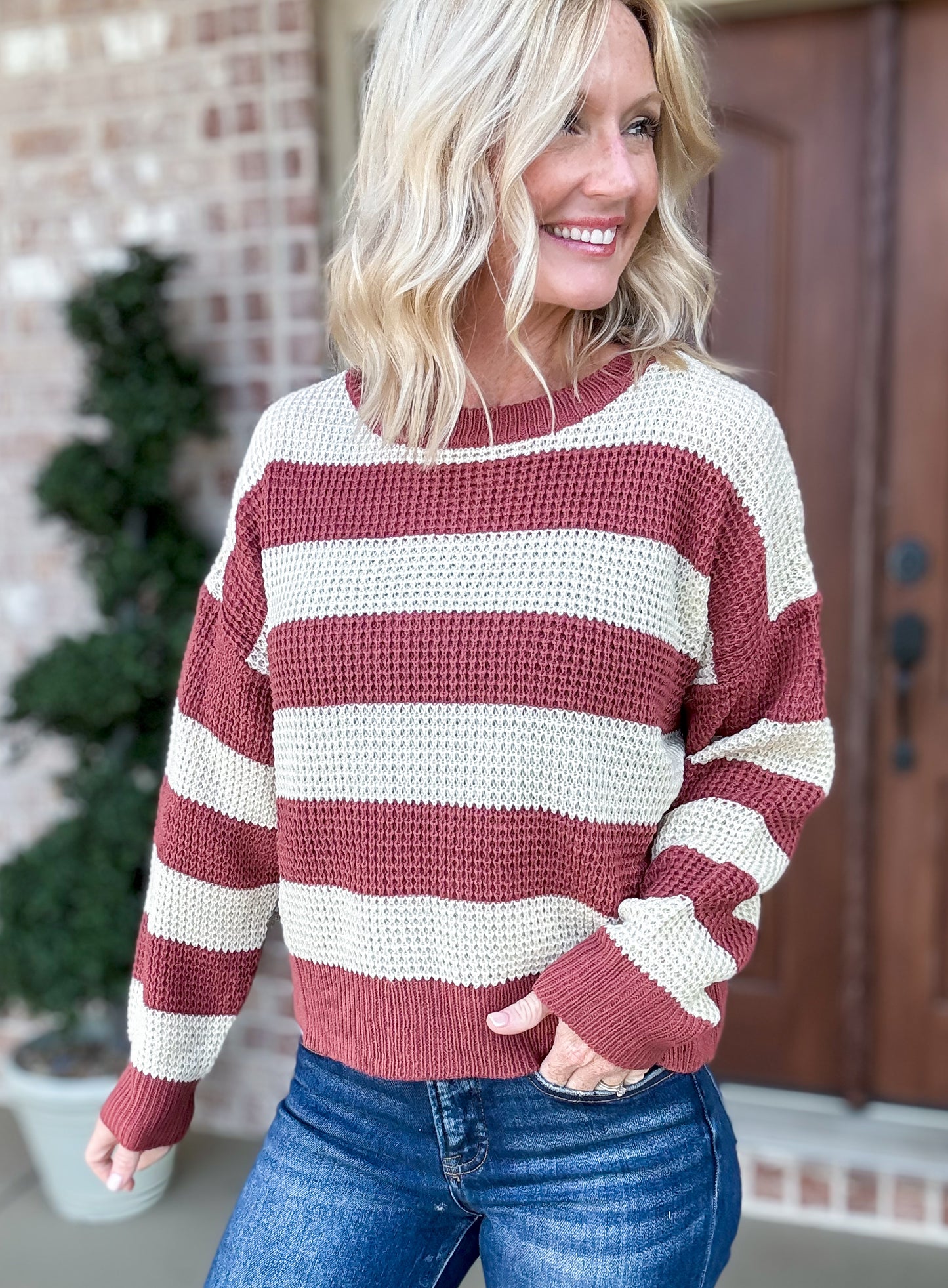 Timeless in Stripes Sweater