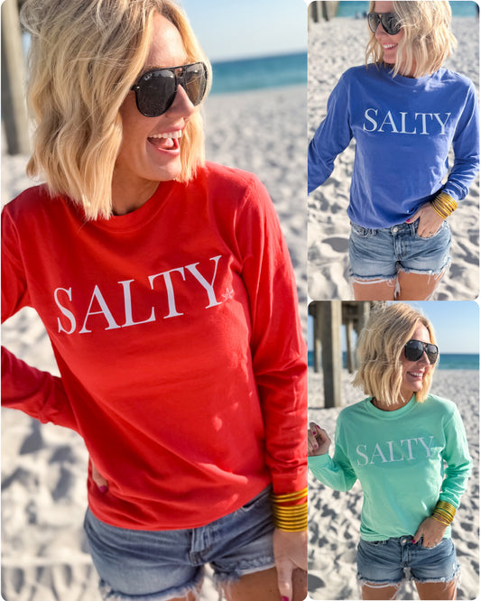 SALTY Comfort Colors LS Tee