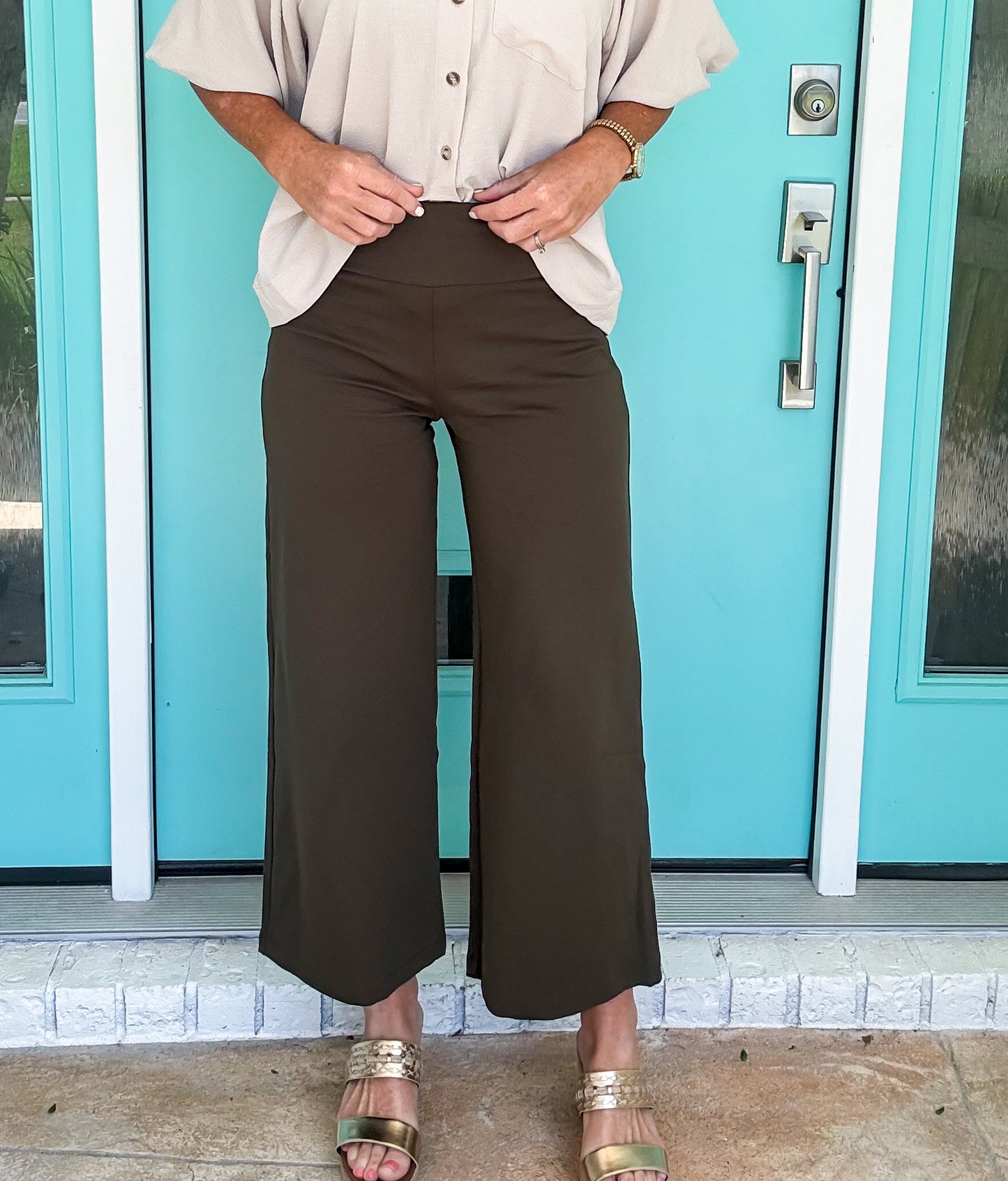Bella Wide Leg Flex Dress Pants *stretch*