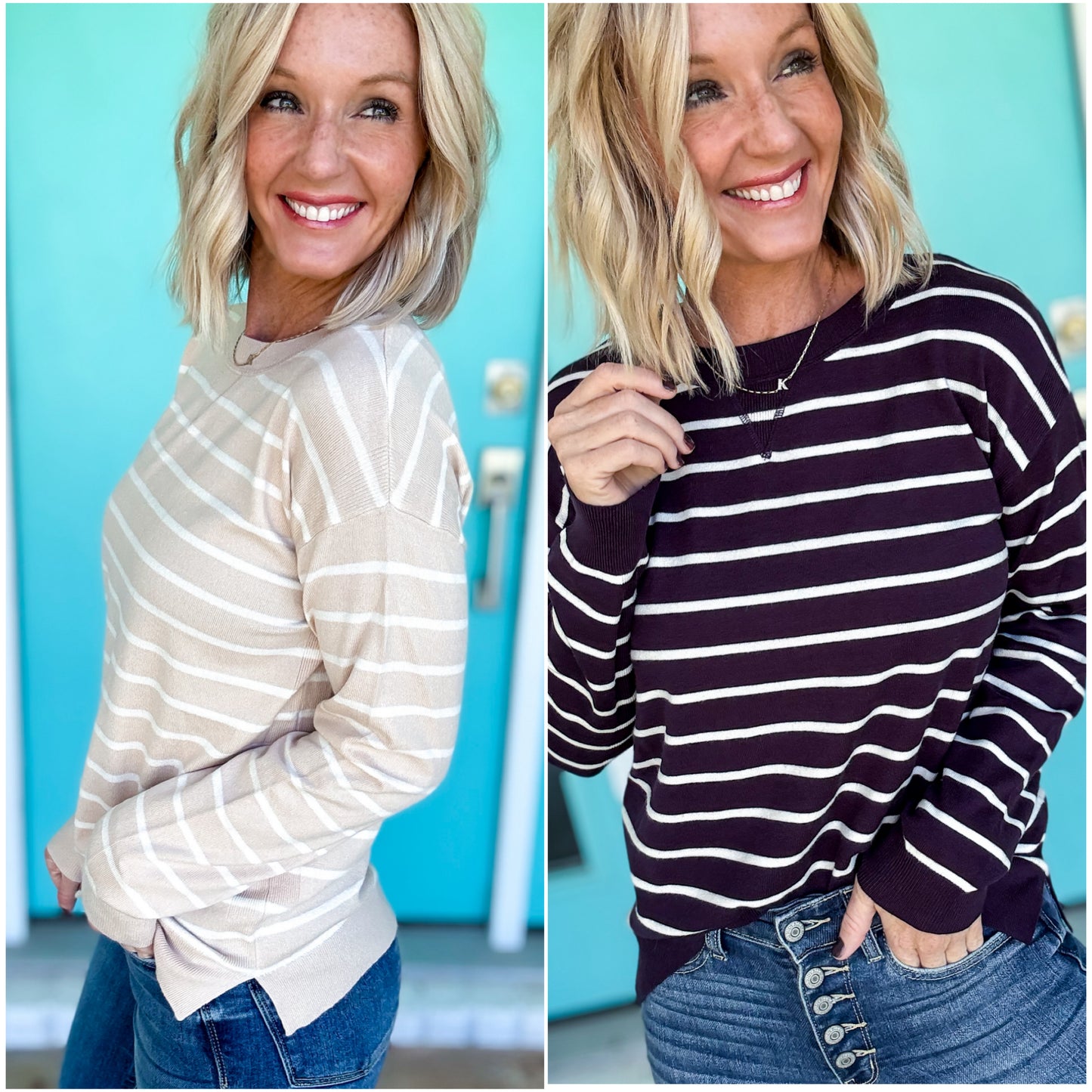 Stripe Story Sweater