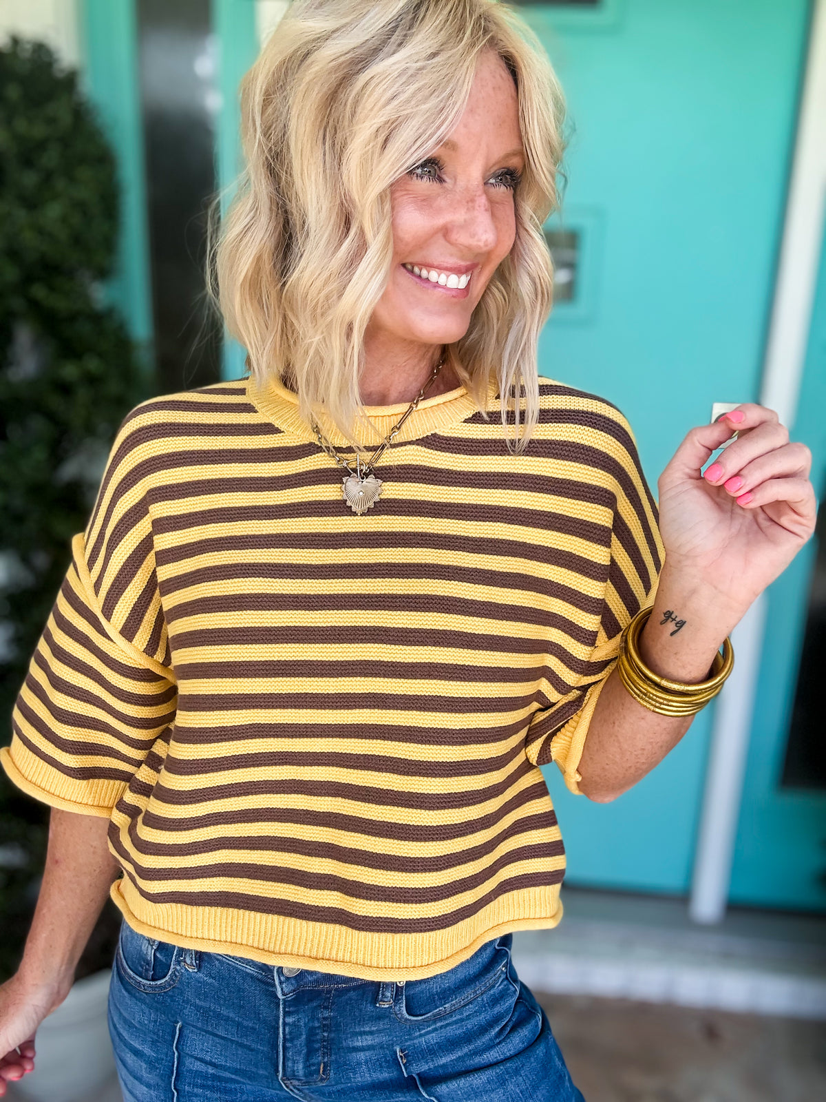 Sunny Stroll Knit Top