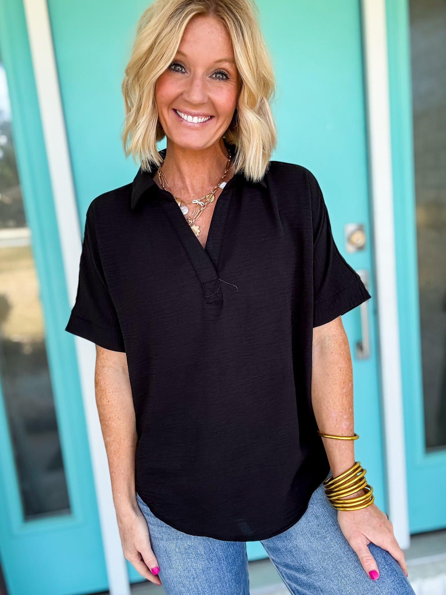 Breeze Through Work Blouse