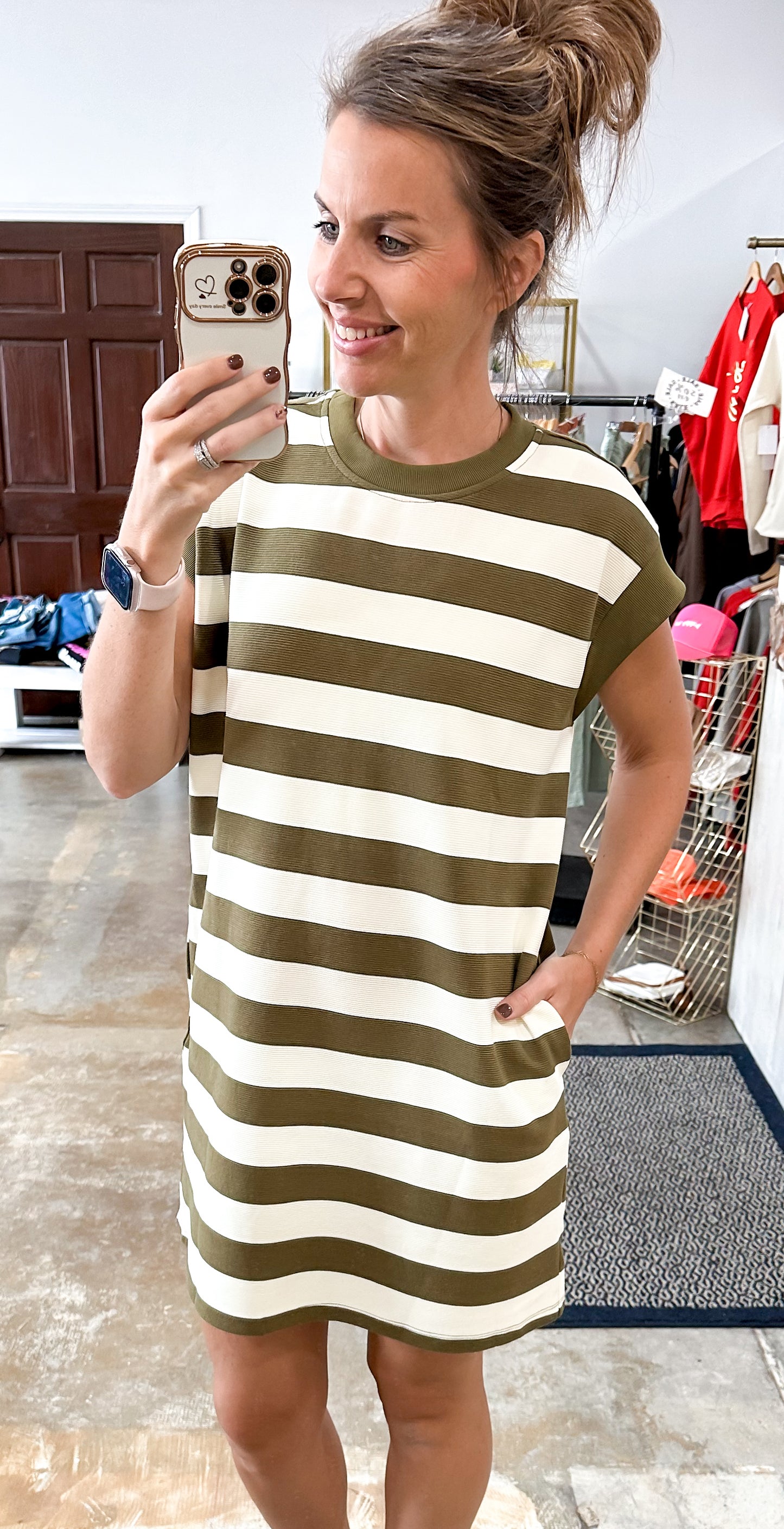 Someone Say Stripes Fall Dress