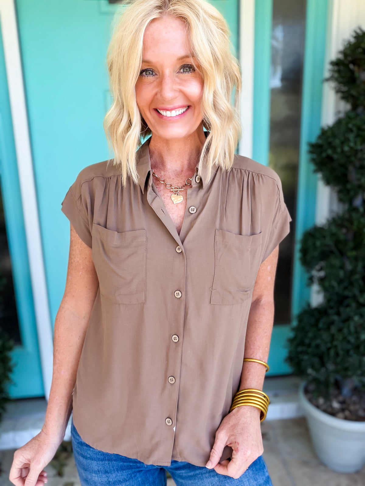 The Autumn Collared Tee