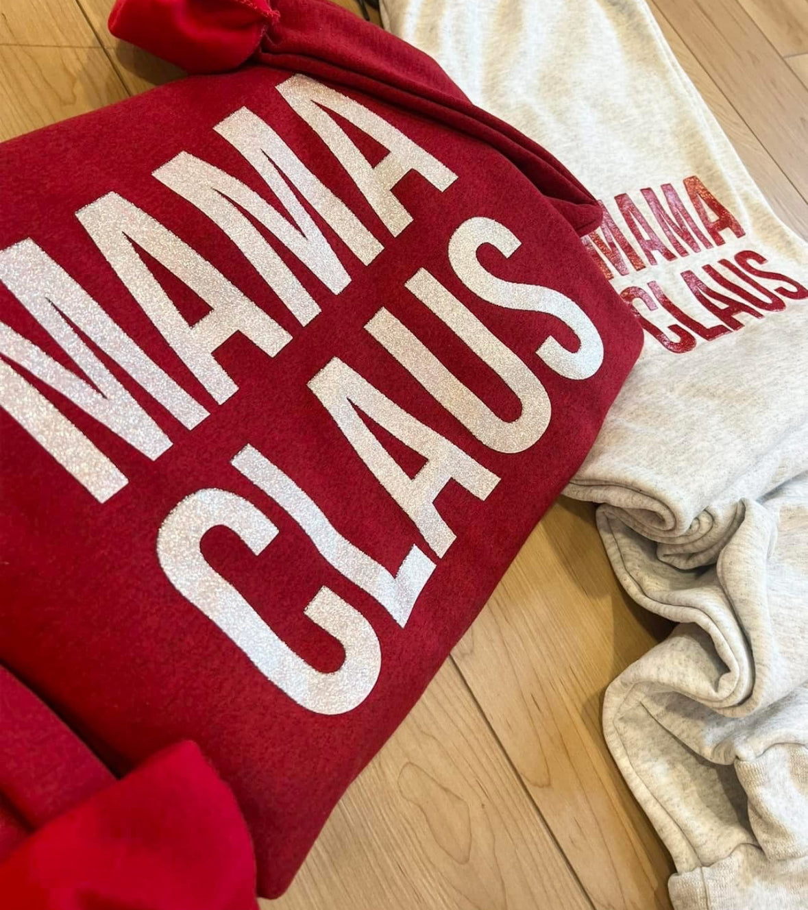 MAMA Claus Glitter Sweatshirt/Joggers Separates