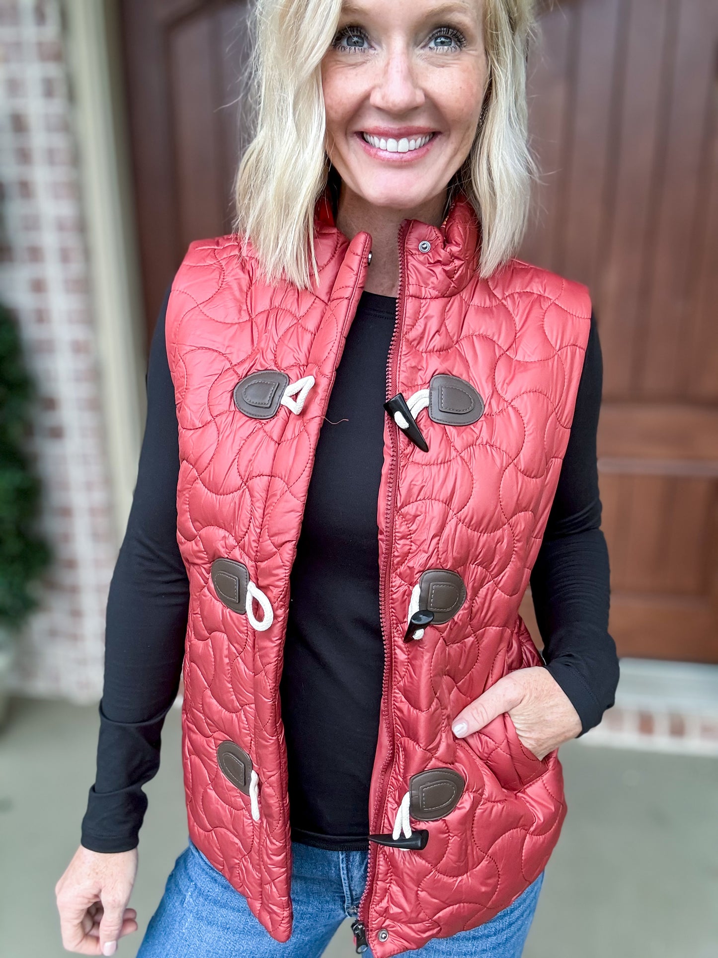 Quilted Northern Zip Vest