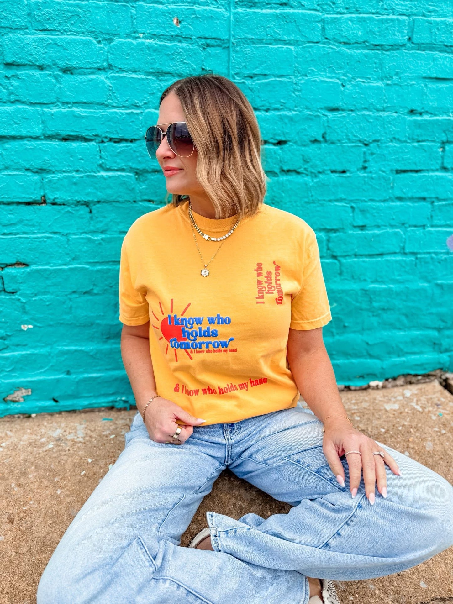 I Know Who Holds Tomorrow Tee