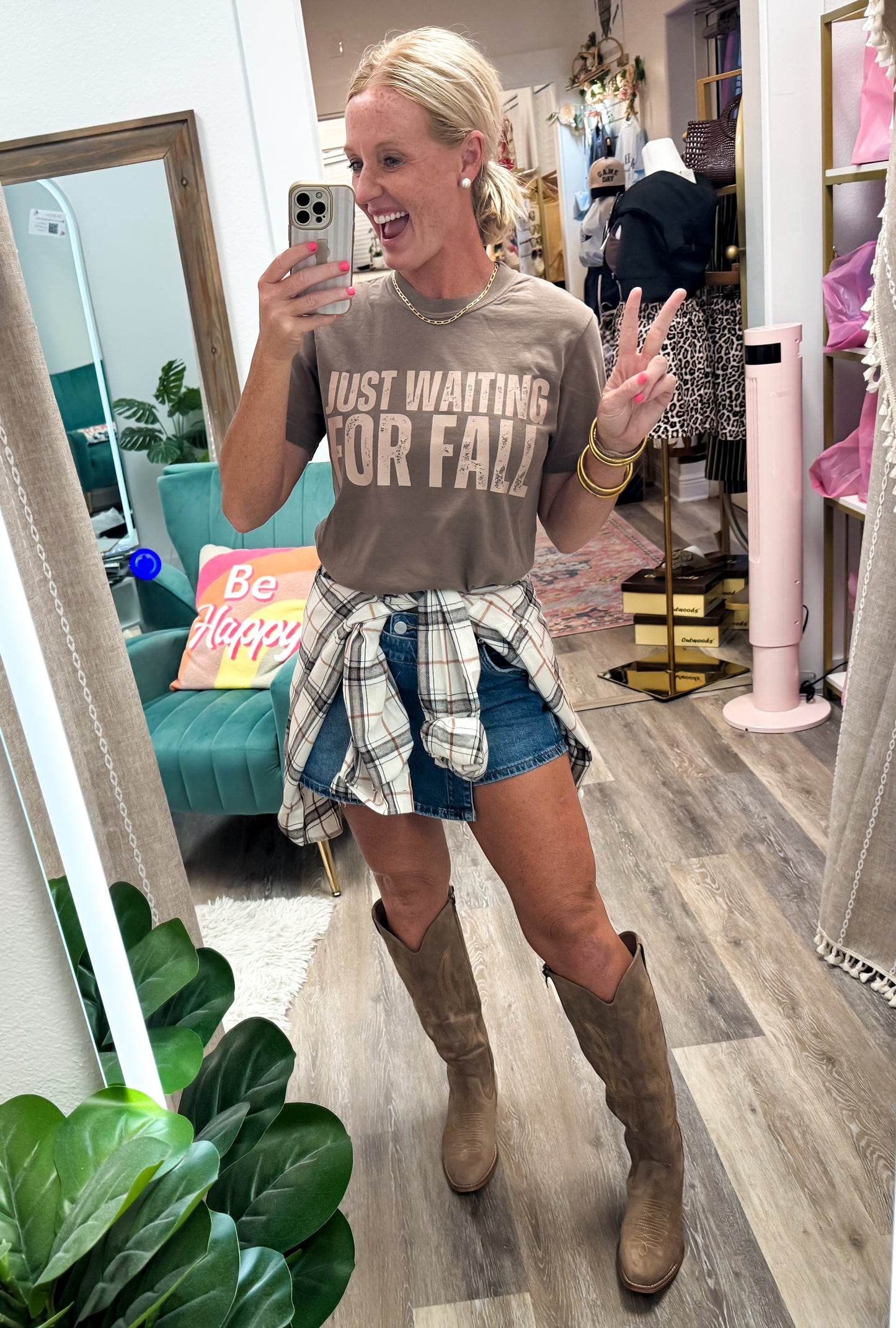 Old Soul Denim Skort