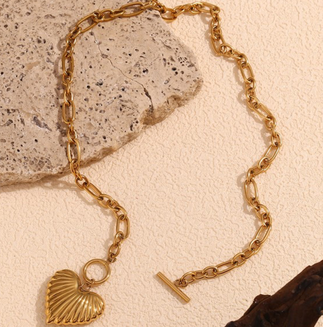 18k Heart Necklace